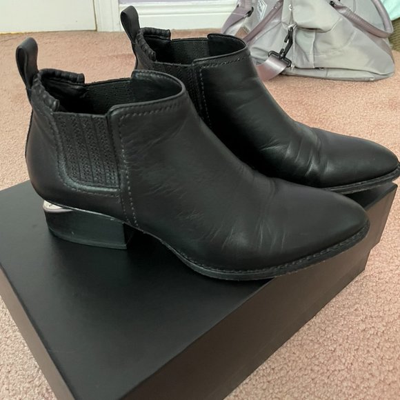 Alexander Wang Black Kori Ankle Boots - Picture 8 of 8